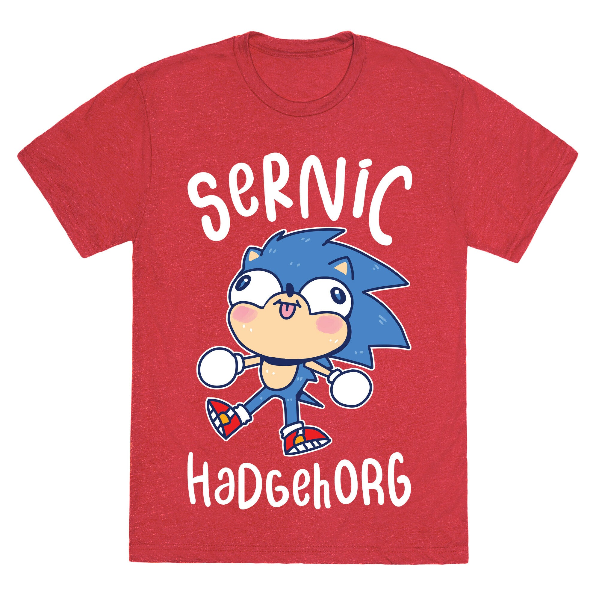 Derpy Sonic Sernic Hadgehorg Unisex Triblend Tee